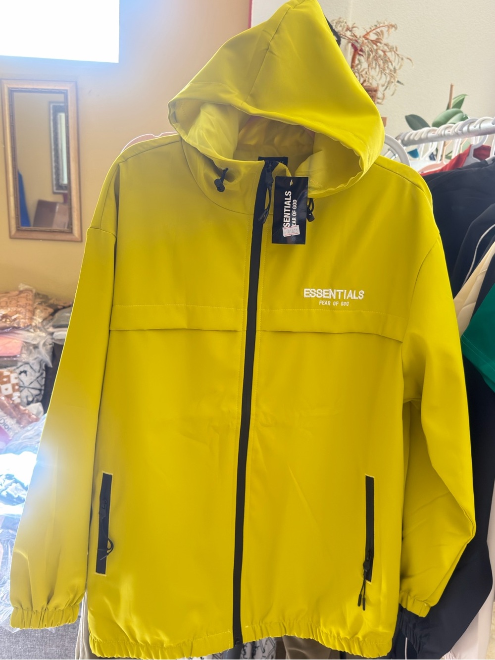 Unisex Hooded Windbreaker Jacket